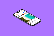 Phone 14 Pro - 21 Mockups Scenes, an iPhone Mockup by Asylab (Thumbnail 14 of 35)