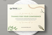 Thank You For Your Card, a Stationery Template by MightyDesign (Thumbnail 2 of 6)