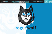 Rogue Wolf Logo, a Branding & Logo Template by pixelogan (Thumbnail 1 of 3)
