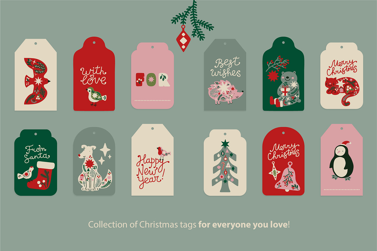 Christmas vector. Patterns, graphic, an Object Graphic by anna khramtsova (Photo 13 of 20)