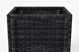 Rattan Basket Branas Black