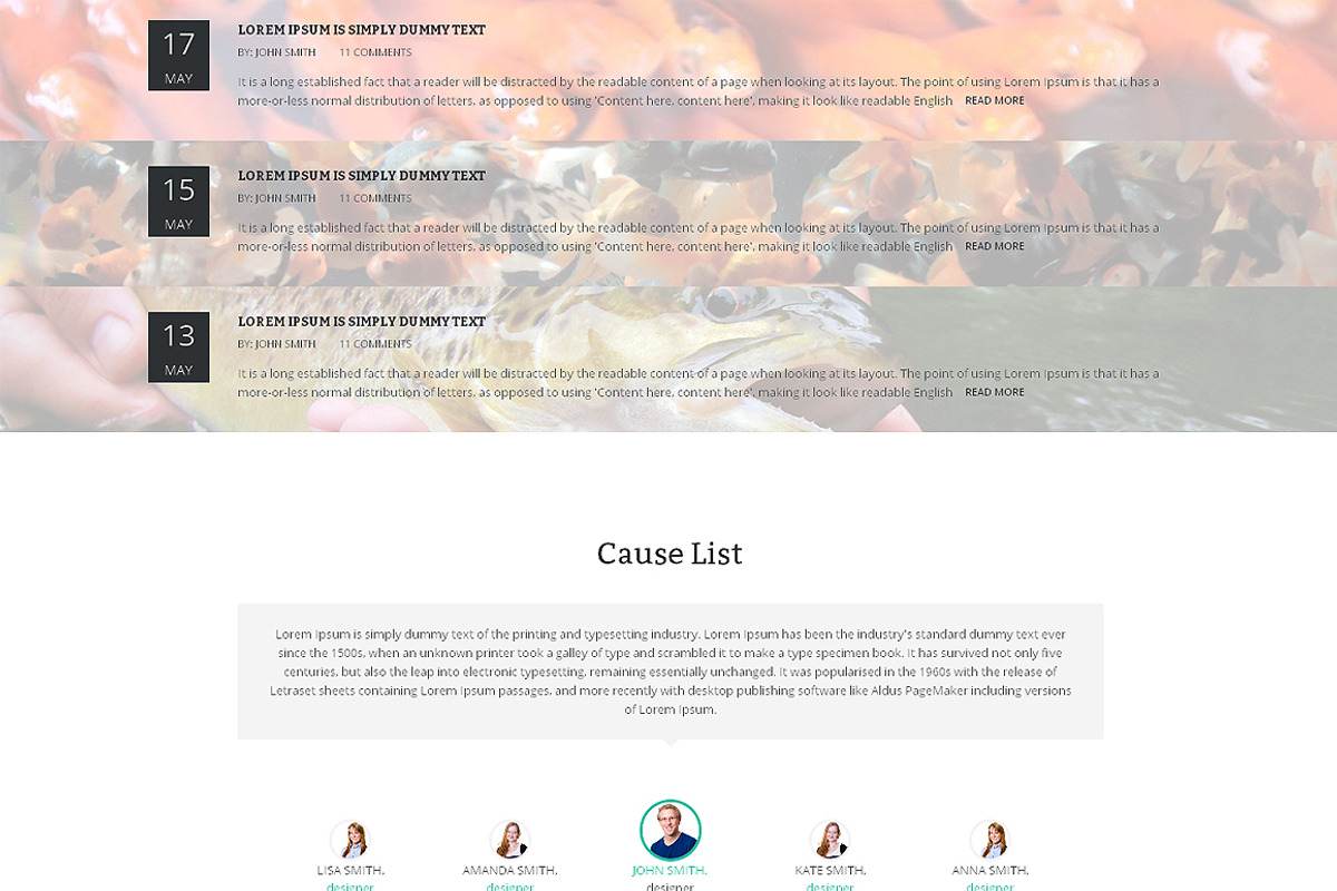Fishing  One Page Template, a Landing Page Template by IceTemplates (Photo 3 of 3)