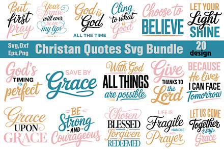 Christan Svg Bundle