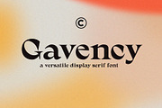 Gavency - Display Serif Font, a Serif Font by Craft Supply Co.