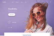 Galilio Landing page for sunglasses, an UI Kit Template by Divanraj (Thumbnail 3 of 3)
