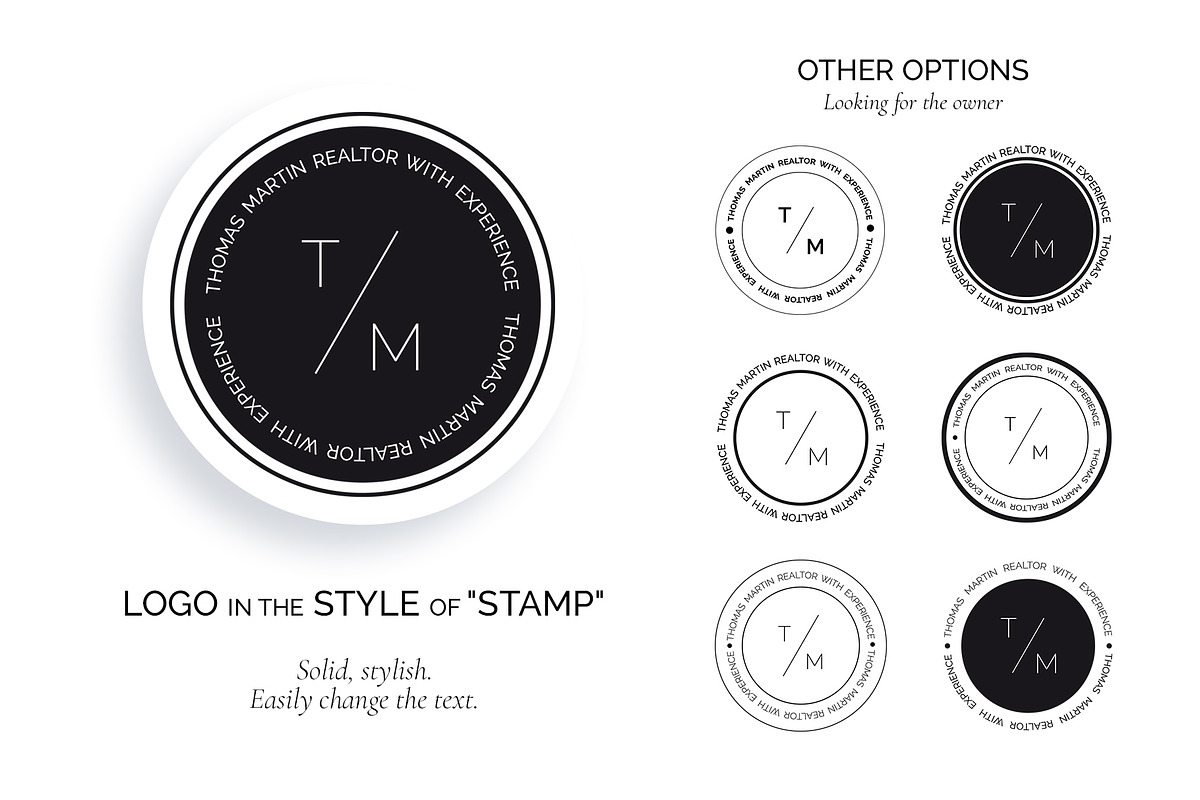 A solid business card of a realtor, a Business Card Template by ARg Design (Photo 2 of 5)