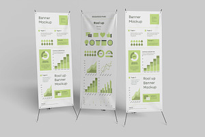 Rool Up Banner Mockup