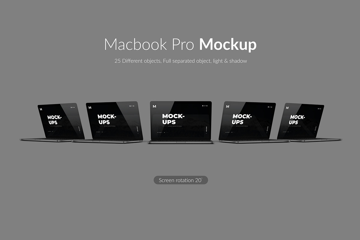 Macbook Mockup Packs, a Mac Mockup by Mockup Supper (Photo 6 of 8)