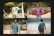 Surfers T-Shirt Mock-Up Set, a Shirt Mockup by Freeman Studio (Thumbnail 10 of 16)