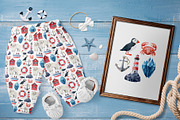 Northern Sea Watercolor Set, an Animal Illustration by Natalia Fedorova (Thumbnail 14 of 16)