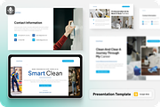 Cleaning Services Google Slide, a Presentation Template by SquidPixey (Thumbnail 1 of 6)
