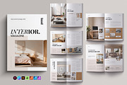 Interior Design Magazine Template, a Magazine Template by NorthPeak (Thumbnail 1 of 9)