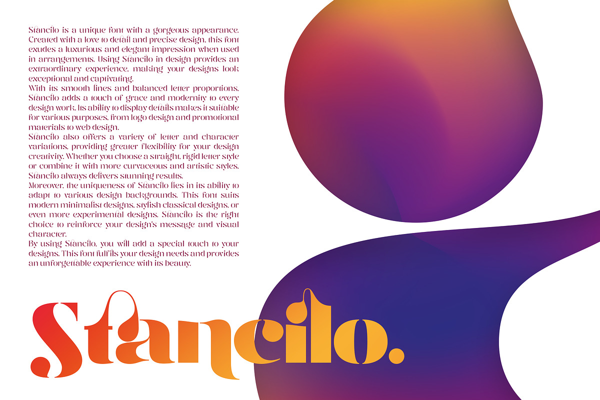 Stancilo, a Serif Font by Ardyanatypes (Photo 2 of 12)