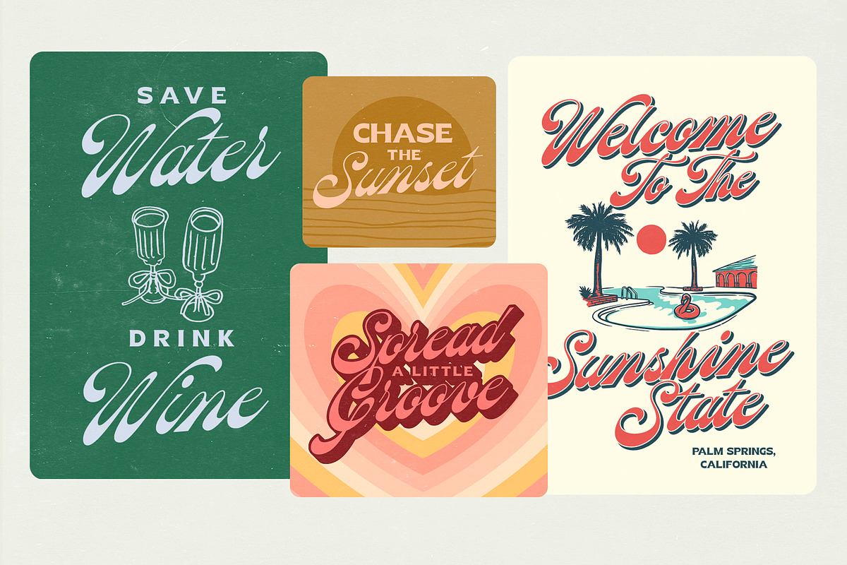 Peach Sangria Font Duo, a Script Font by Sam Parrett (Photo 9 of 13)