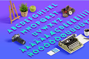 George Sans Geometric Typeface, a Sans Serif Font by Kaligra.co (Thumbnail 16 of 18)