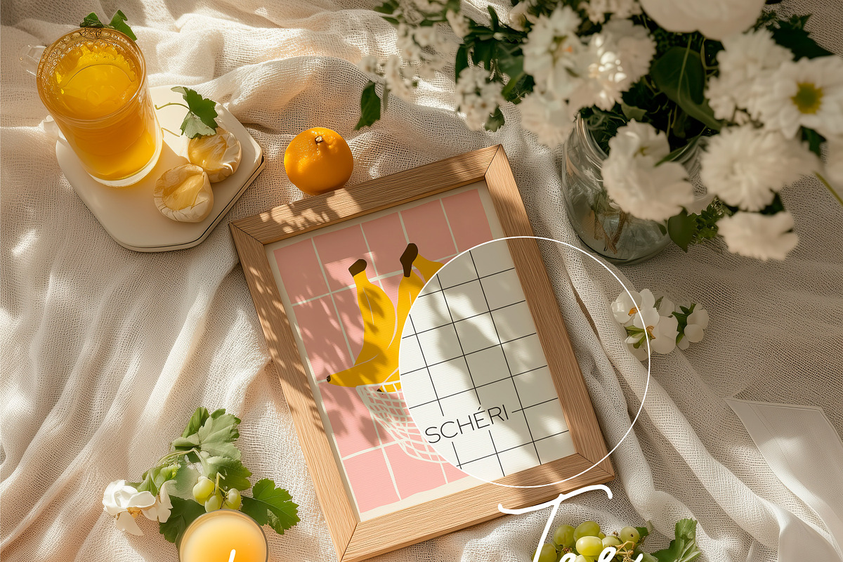 Lemon Tee | Frame mockup set, a Household Mockup by SCHÉRI (Photo 5 of 6)