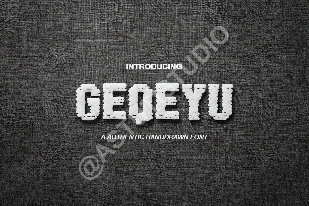 Geqeyu – Modern Luxury High-Contrast, a Font by Astuti Studio (Photo 1 of 16)
