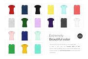 6x Women T-shirt Ghost Mock-ups Set, a Books & Magazine Mockup by Apparel_Mockups (Thumbnail 12 of 23)