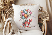 Whimsical Summer Crab Clipart, an Illustration by OK Design (Thumbnail 6 of 6)