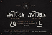 Zawturee Vintage Business Font, a Sans Serif Font by Creatype Studio (Thumbnail 6 of 10)