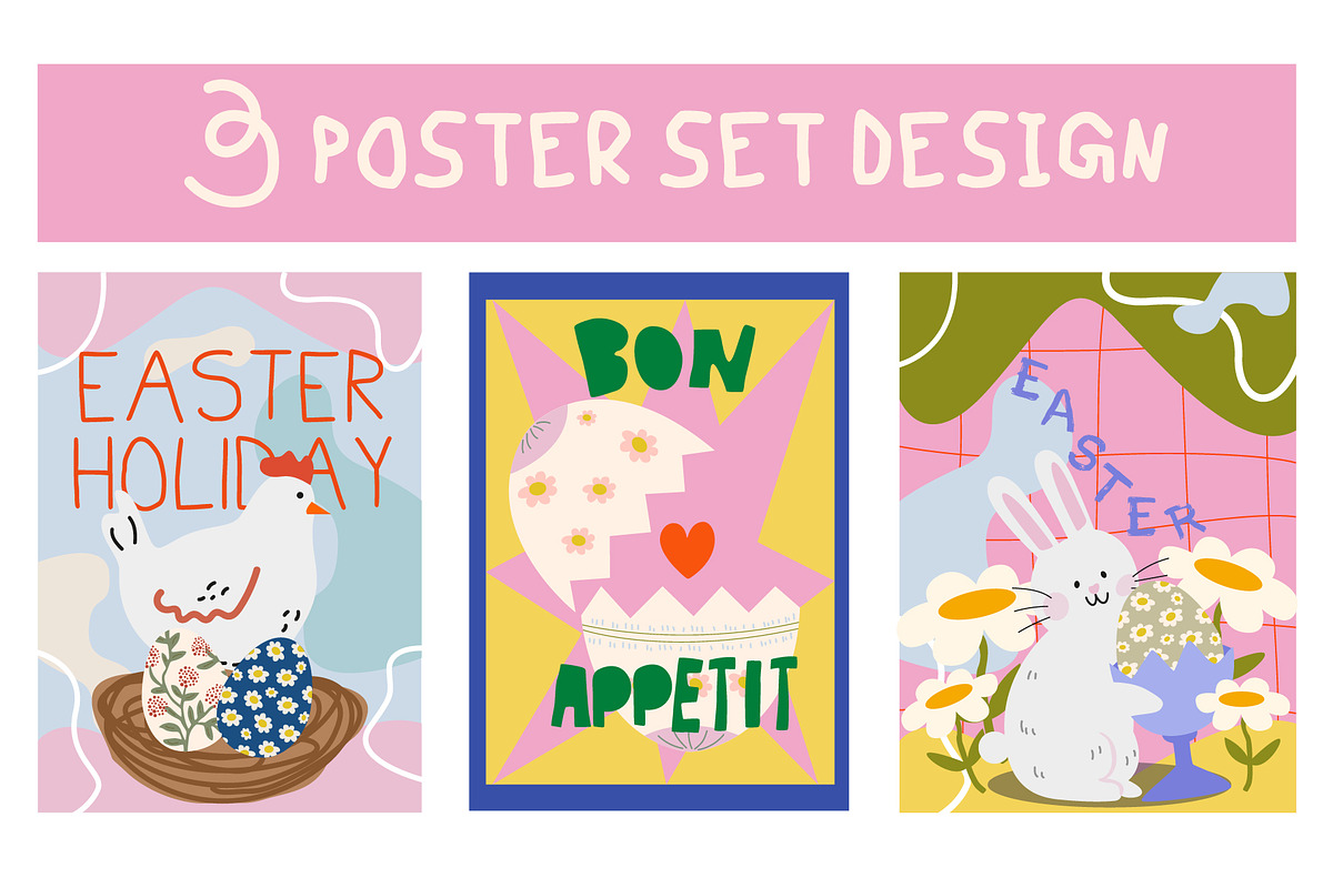 Easter Clipart Collection, a Decorative Illustration by Luamor (Photo 11 of 17)