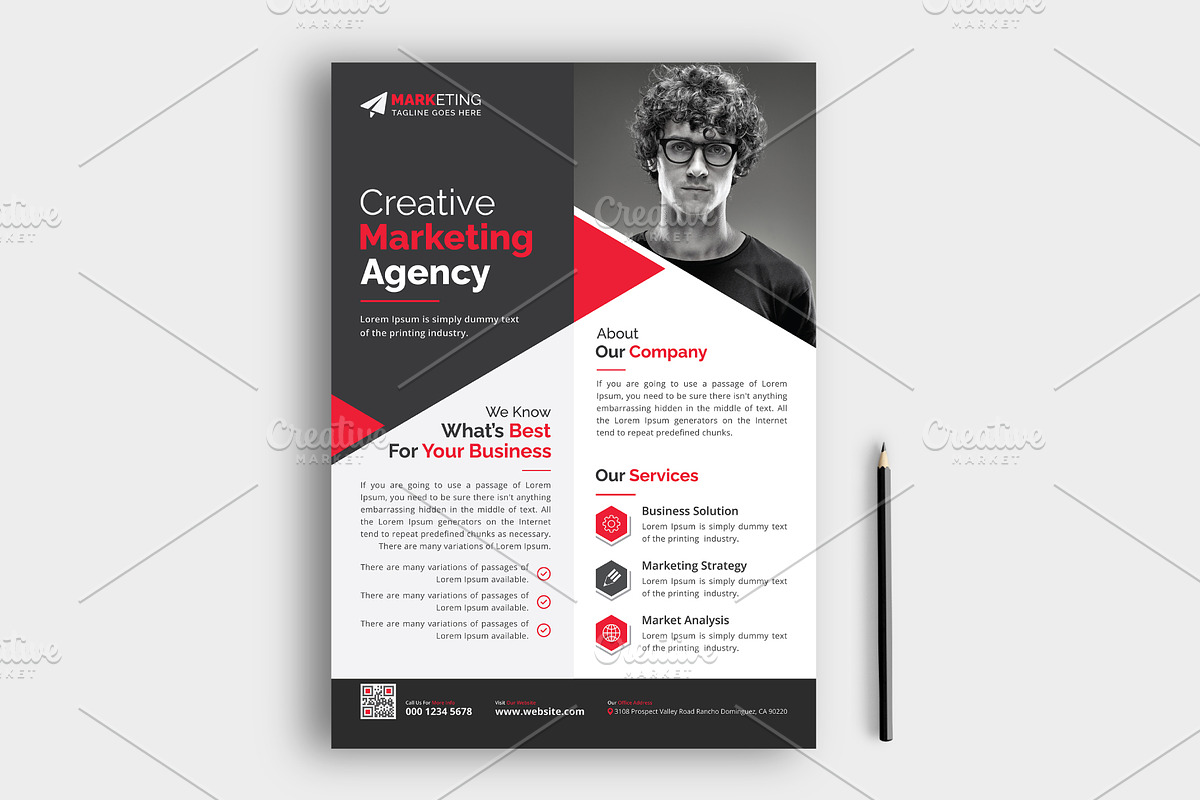 Corporate Business Flyer Template, a Flyer Template by GraphicsBurg (Photo 4 of 4)