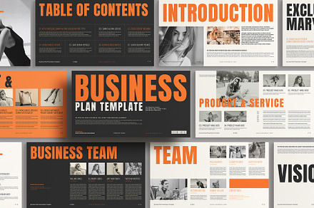 Business Plan Presentation Template, a Presentation Template by E-Type