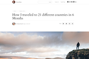 Manka Personal Writing WP Theme, a WordPress Template by Pixel Co. (Thumbnail 4 of 4)