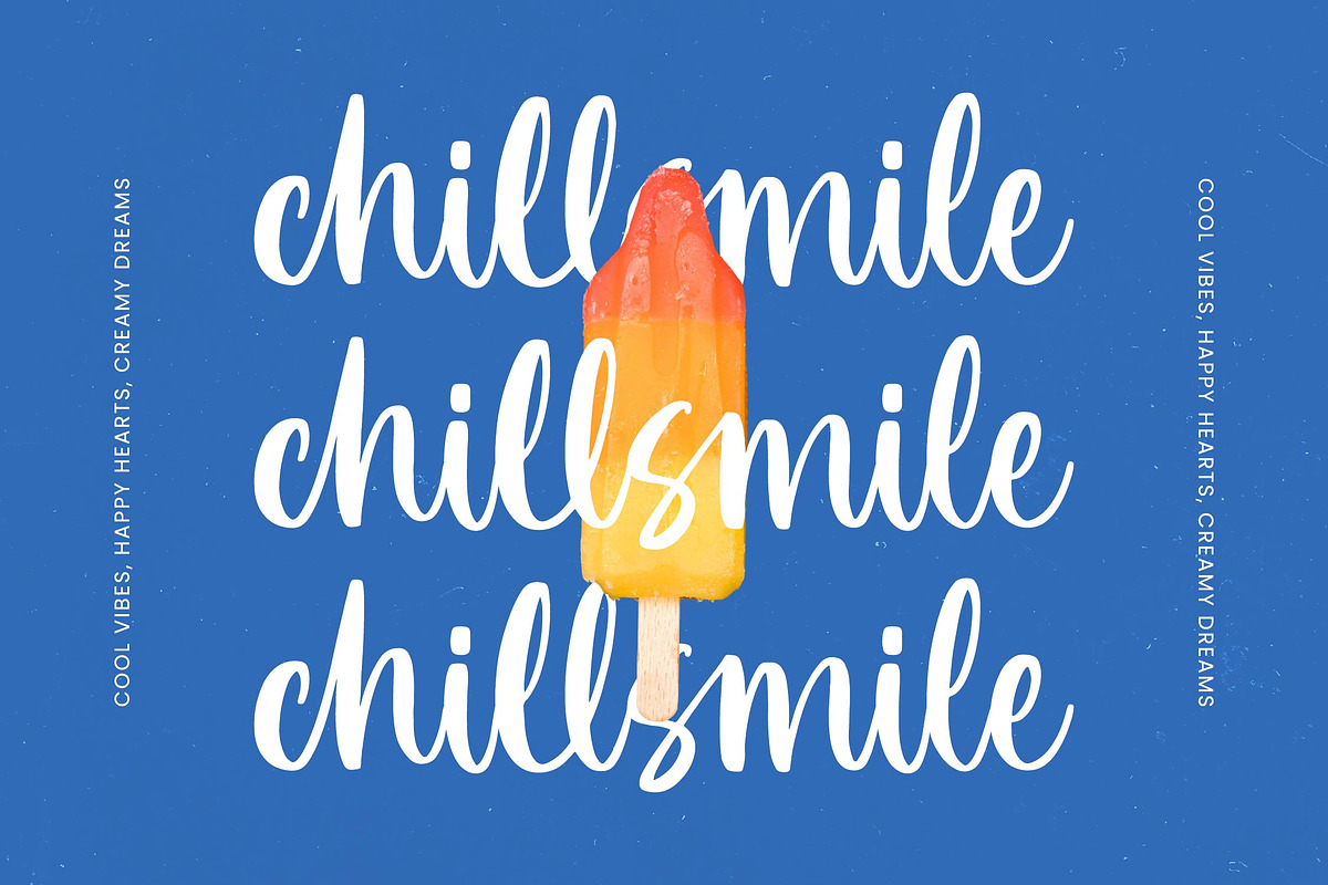 Delights Fruity Bold Brush Font, a Sans Serif Font by Letterena Studios Script (Photo 9 of 20)