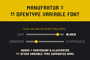 Manufaktur - A 60 fonts family, a Sans Serif Font by Great Scott! (Thumbnail 3 of 11)