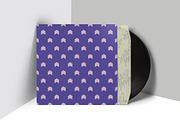 Purple seamless arrow patterns, a Pattern Graphic by ExpressShop (Thumbnail 3 of 6)
