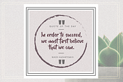 GRUNGE Social Media Quote Banners, a Social Media Template by Vova (Thumbnail 7 of 10)