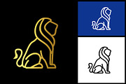 Royal Golden Lion logo, a Branding & Logo Template by Atlantis X Nurman Arbai (Thumbnail 1 of 2)