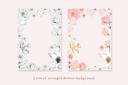 Pencil Drawing Flower Set, an Illustration by elpple (Thumbnail 4 of 4)