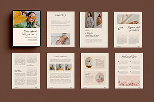 CHESTNUT Ebook Template Canva