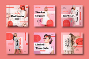 Marketing Fashion Social Media, a Social Media Template by MightyDesign (Thumbnail 1 of 8)