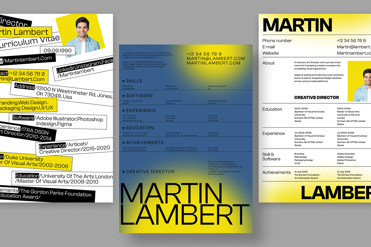 Creative Resume Template, a Resume Template by zroch design (Photo 7 of 7)