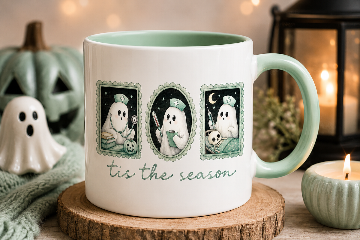 Watercolor Nurse Halloween Bundle, an Object Graphic by Daisy Design (Photo 3 of 17)