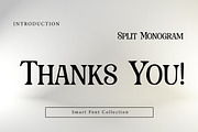Split Monogram, a Serif Font by Wow Magic (Thumbnail 3 of 3)