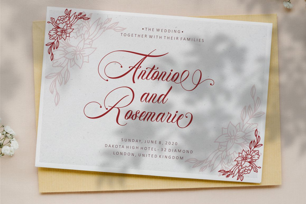 Glamorous Carpet - Luxurious Font, a Script Font by PutraCetol Studio (Photo 4 of 11)