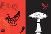 Block Print Hand-drawn Vector Flora, an Object Graphic by charmellow (Thumbnail 2 of 5)