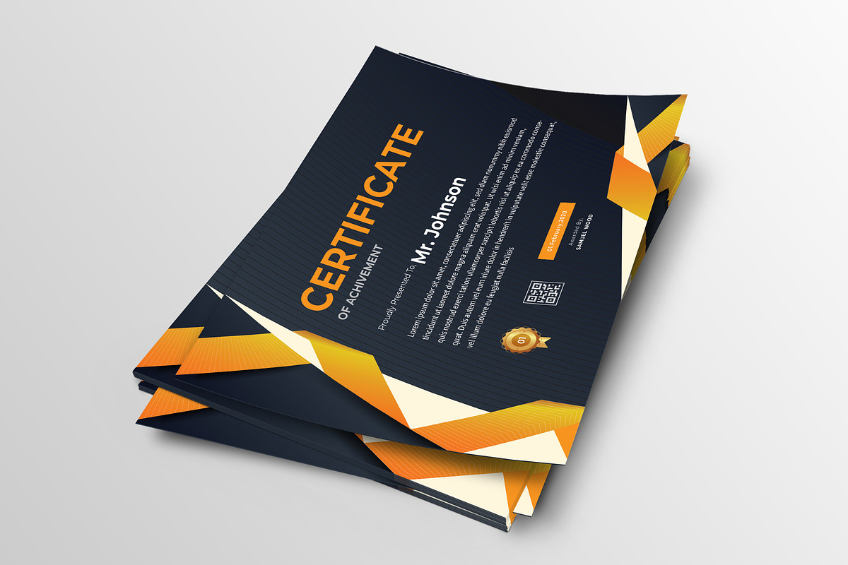 Multipurpose Certificate Design, a Stationery Template by ZAAS (Photo 2 of 5)