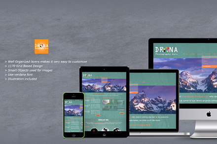 Drona - Photography PSD Templates