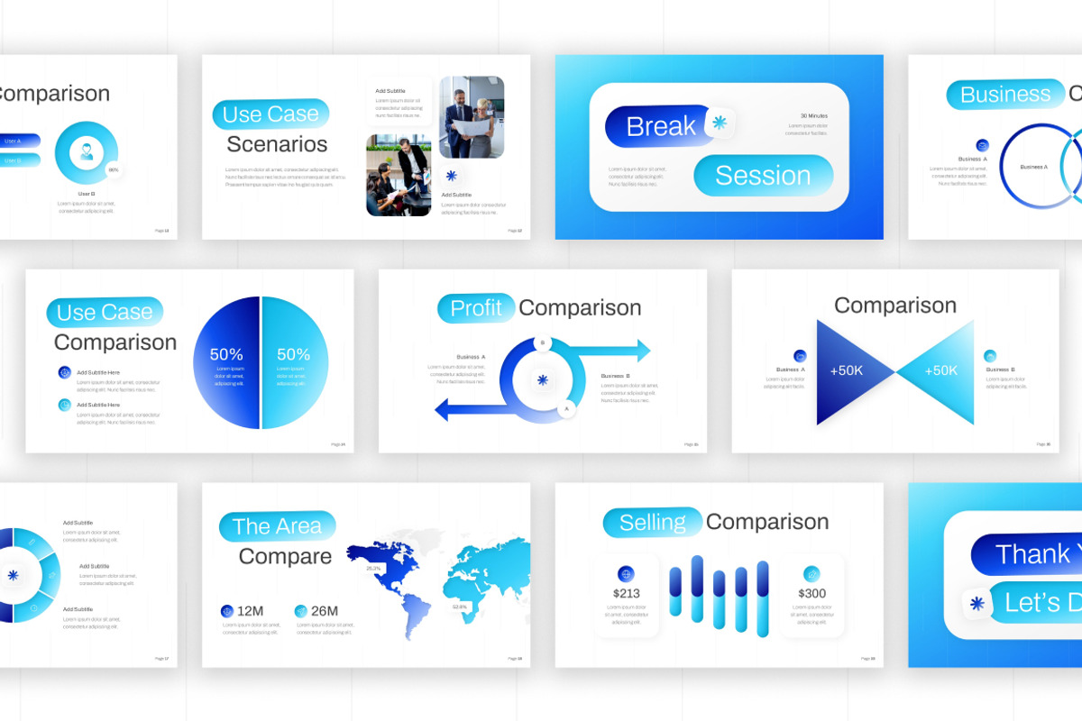 Comparison Infographic Keynote, a Presentation Template by Loin Studio (Photo 4 of 4)