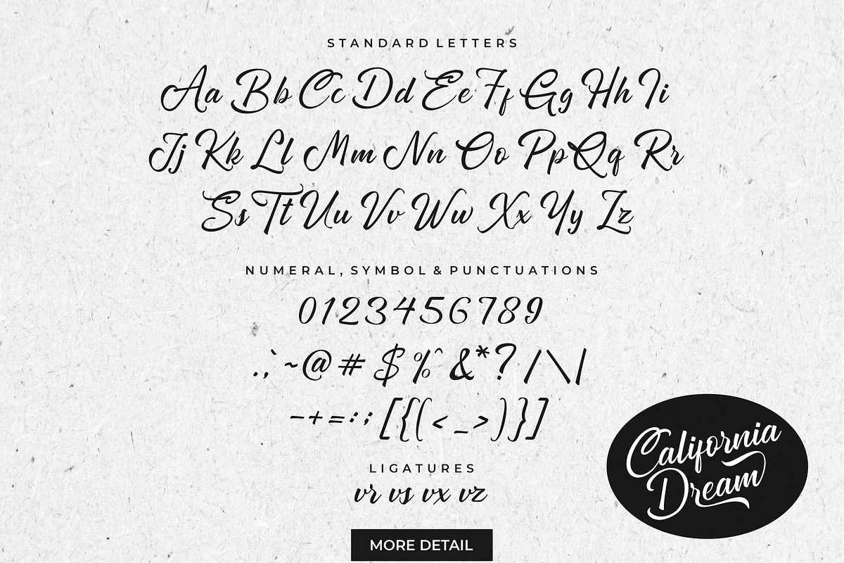 California Dream Brush Fonts, a Script Font by 50Fox (Photo 14 of 14)