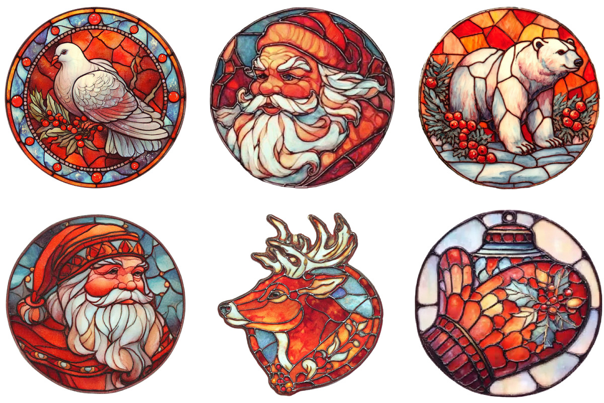 Christmas Ornament Clipart, an Illustration by DreamArtGraphic (Photo 4 of 5)
