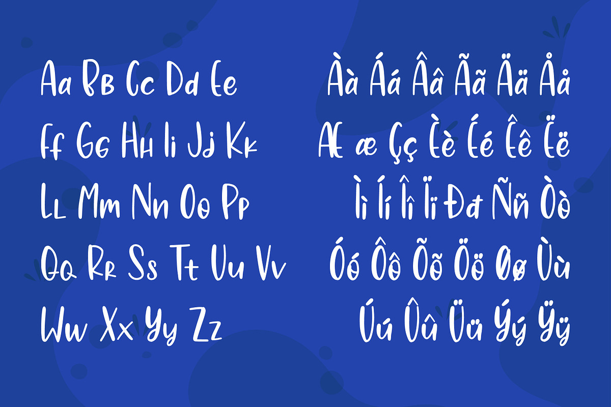 Banana Juice - Cute Simple Font, a Font by Almarkhatype (Photo 9 of 10)
