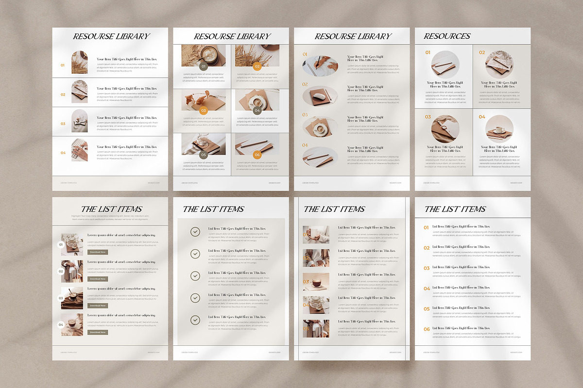 Aesthetic Ebook Templates CANVA, a Marketing Template by AndrewPixel (Photo 14 of 17)