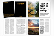 Minimalist Black & Gold Magazine, a Magazine Template by McLittle Stock (Thumbnail 2 of 5)