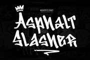 Asphalt Slasher | Graffiti Font, a Handwritten Font by Denustudios (Thumbnail 1 of 12)